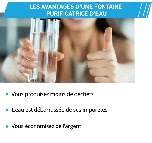 A quoi sert une fontaine purificatrice d'eau ?