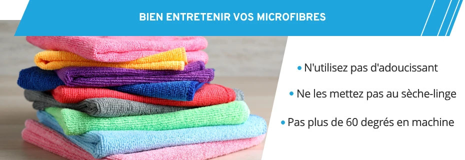 Conseils pour le nettoyage des microfibres