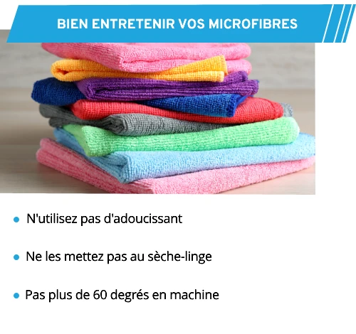 Conseils pour le nettoyage des microfibres