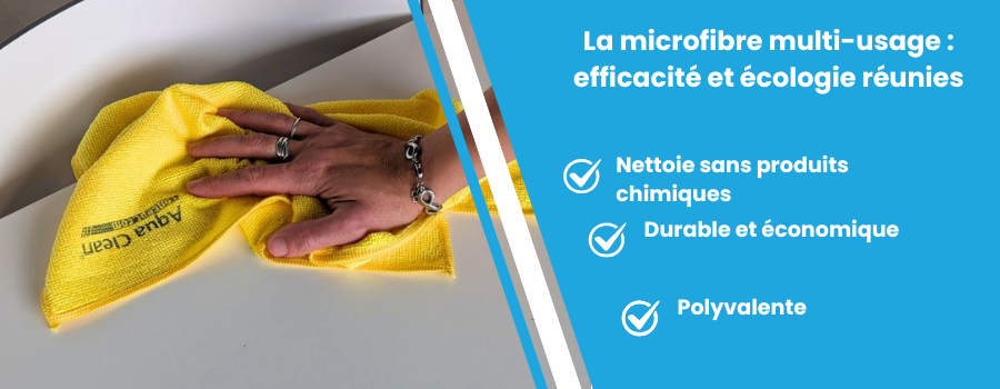 Microfibre multi-usage avec une main