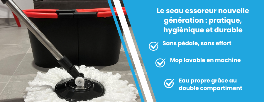 Seau à double compartiment : évolution