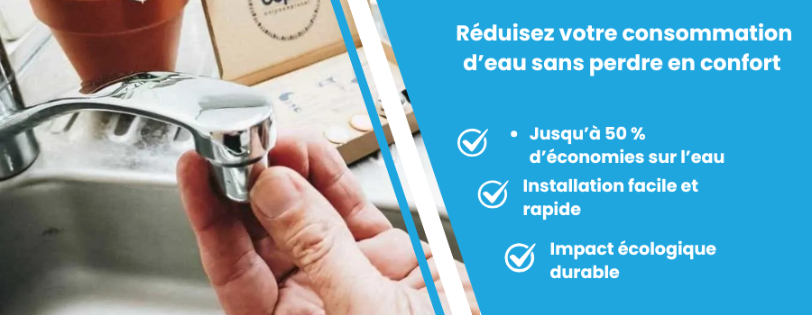 Installation kit économiseur d'eau