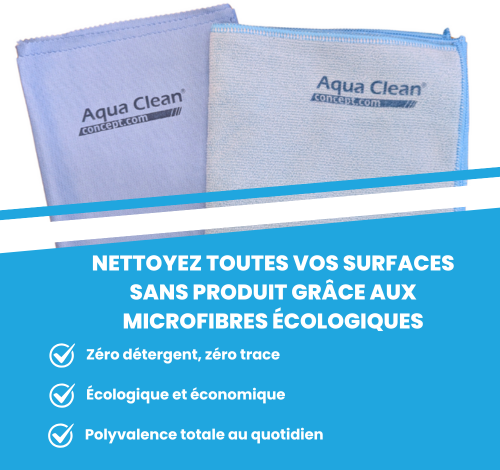 Optez pour le duo microfibres