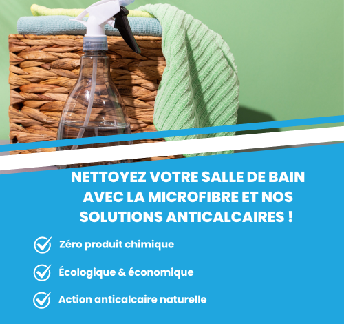Optez pour une microfibre pour nettoyer votre salle de bain