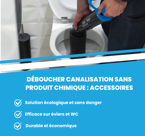 Déboucher évier et WC avec déboucheur à pompe