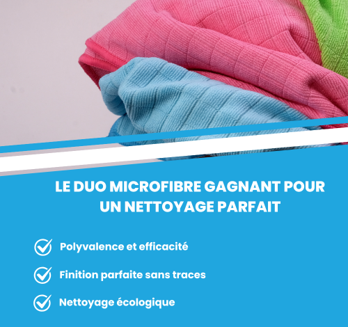 Optez pour les microfibres de finition et multi-usage