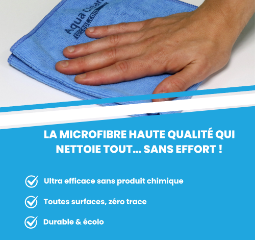 Microfibre multi-usage qui nettoie une table