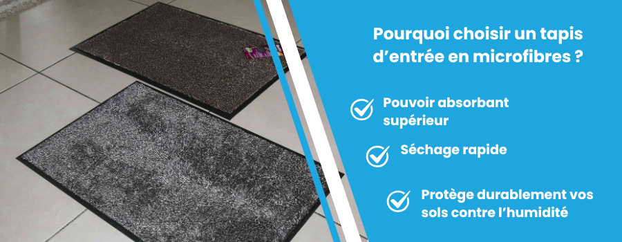 Tapis microfibres d'Aqua Clean Concept