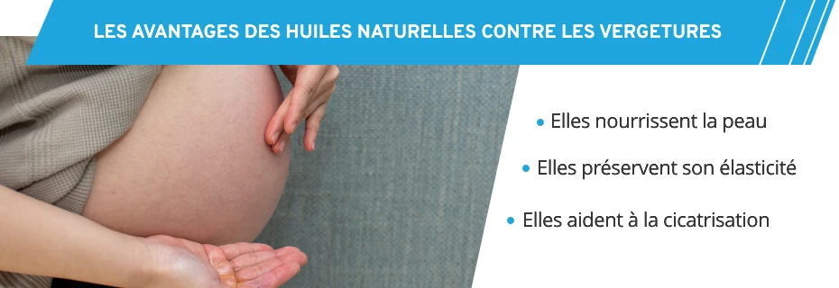 Utiliser des huiles naturelles contre les vergetures