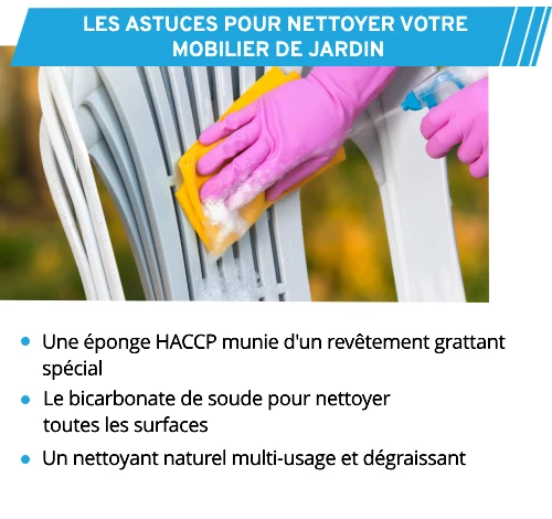 Conseils pour le nettoyage des meubles de jardin