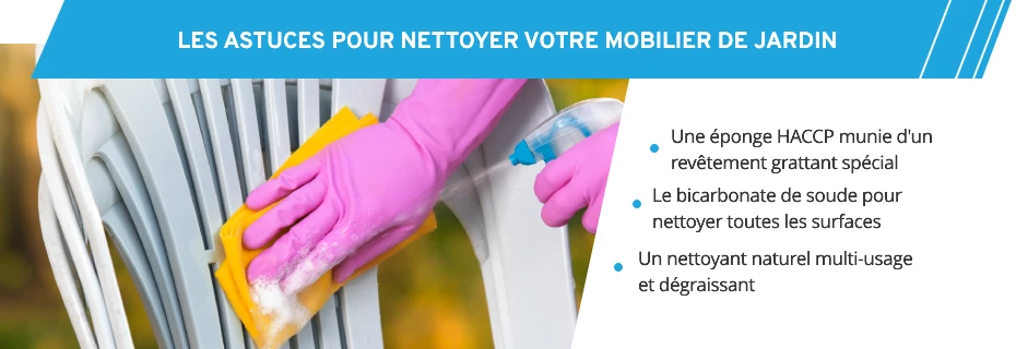Conseils pour le nettoyage des meubles de jardin