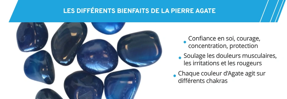 Les différents bienfaits de la pierre Agate