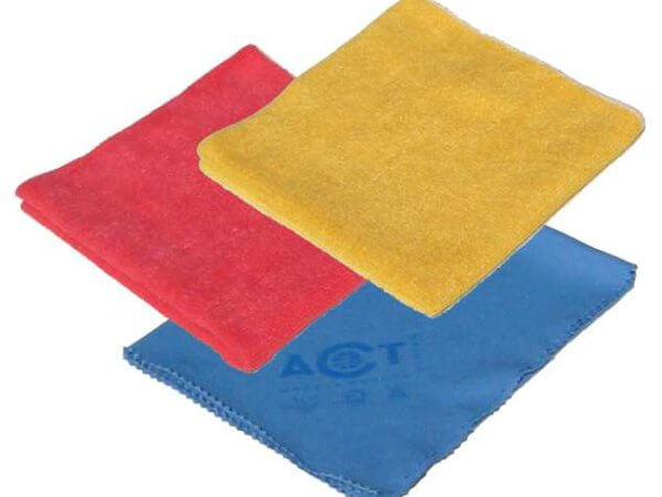Pack 3 lavettes microfibre multi-usage kit trois lavettes