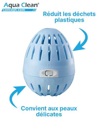 Oeuf de lavage à placer dans la machine à laver