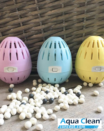 Découvrez les recharge d'œuf de lavage avec AquaCleanConcept